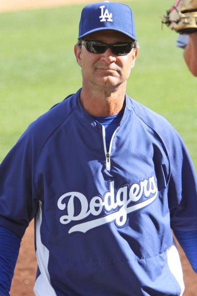SCOTTSDALE, AZ - MARCH 7: Los Angeles Dodgers manager Don Mattin