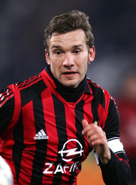 Andriy Shevchenko AC Milan kit