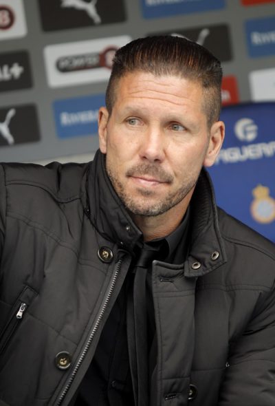 BARCELONA - MARCH 14: Diego Simeone manager of Atletico Madrid